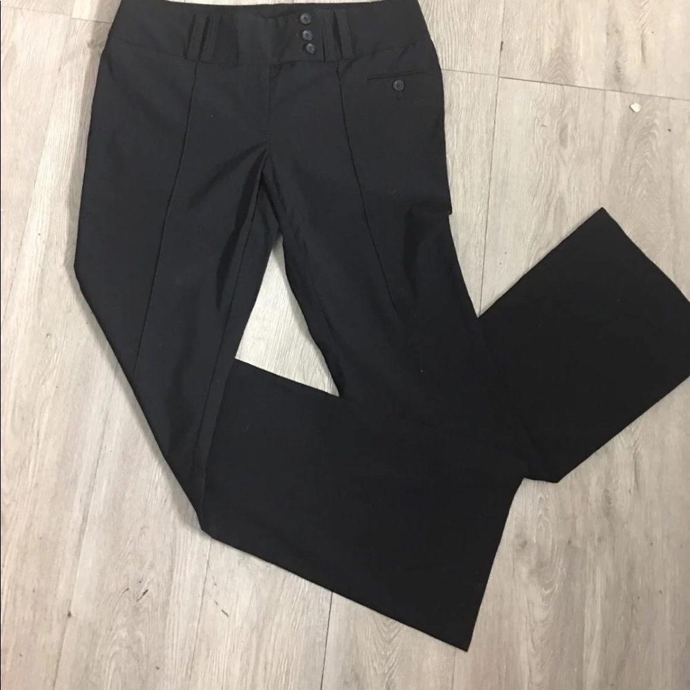 Black Hip Rise Dress Pants INC Sz M